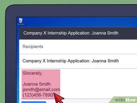 Sumulat ng isang Email na Humihiling para sa isang Internship Hakbang 14