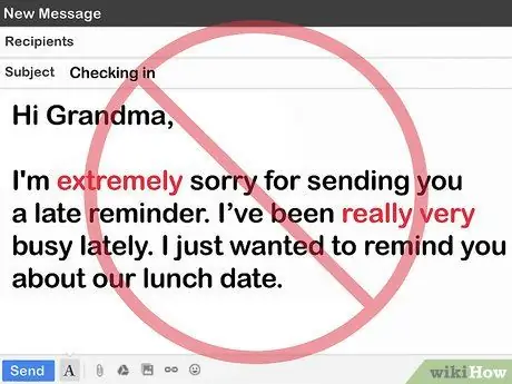Napišite prijateljsku e -poruku s podsjetnikom Korak 8