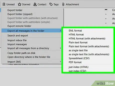 Mozilla Thunderbird Addım 13 -də E -poçt Dosyalarını Yedəkləyin