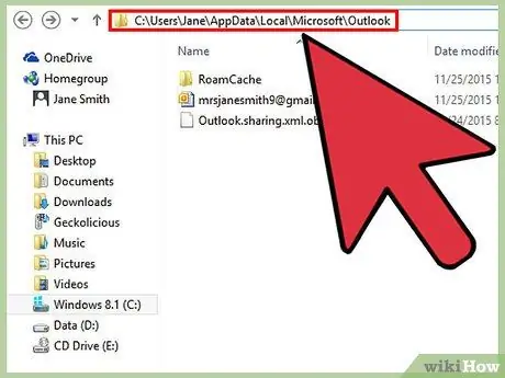 Izradite sigurnosnu kopiju programa Microsoft Outlook 2. korak