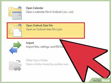 Còpia de seguretat de Microsoft Outlook Pas 8