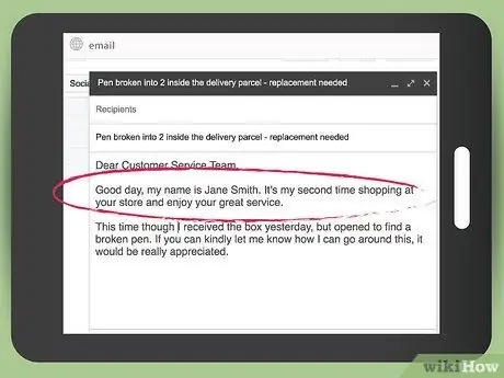 Напишите электронное письмо в службу поддержки клиентов. Шаг 10