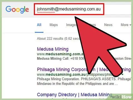 Humanap ng Email Address ng Isang Tao Hakbang 8