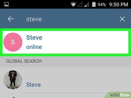 Ken Chat-ID op Telegram op Android Stap 8