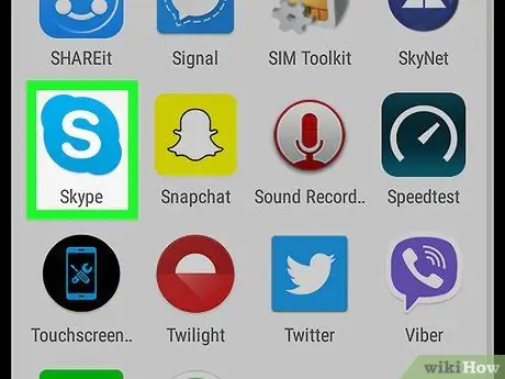 Găsiți-vă ID-ul Skype pe Android Pasul 1