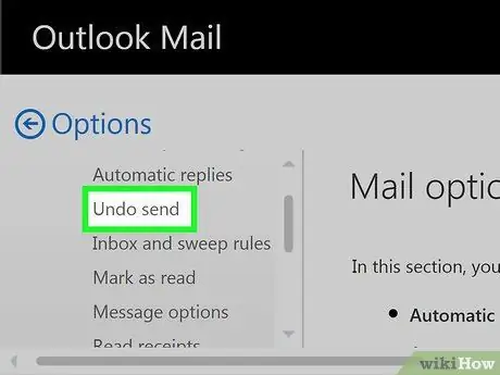 Onthou 'n e -pos in Outlook Stap 4