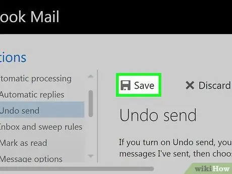 Richiamare un'e-mail in Outlook Passaggio 8