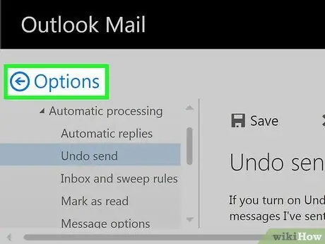 Onthou 'n e -pos in Outlook Stap 9