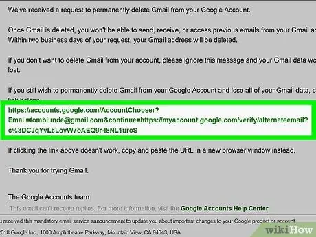 Supprimer et récupérer un compte Gmail Étape 11