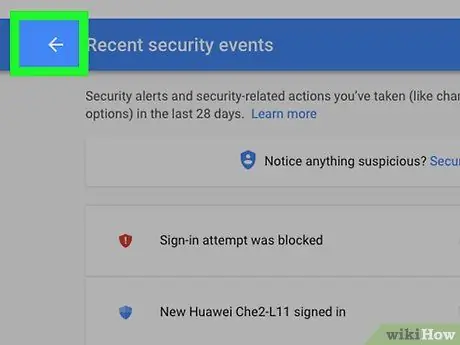 تحقق مما إذا كان حساب Gmail الخاص بك قد تم اختراقه الخطوة 7