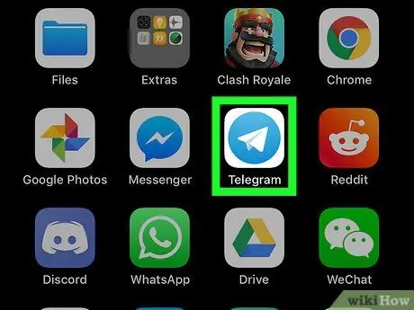 Pata vituo vya Telegram kwenye iPhone au iPad Hatua ya 1