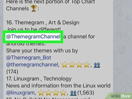 Tìm kênh Telegram trên iPhone hoặc iPad Bước 7