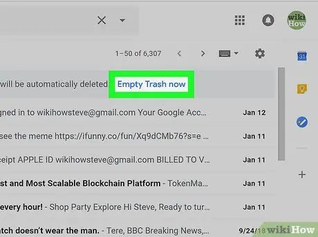 Gmail iesūtnes tīrīšana 23. darbība