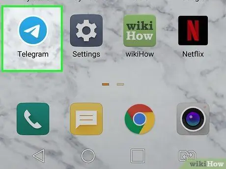 Trova i contatti su Telegram su Android Passaggio 1