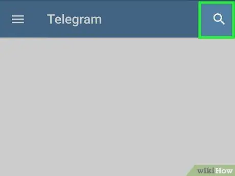 Encontre contatos no telegrama no Android, etapa 2