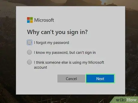 I-reset ang isang Nawalang Hotmail Password Hakbang 19