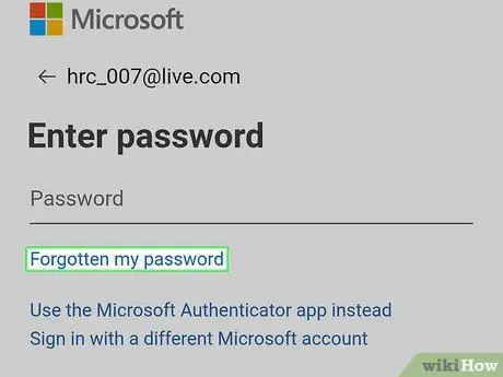 Reimposta una password Hotmail persa Passaggio 5