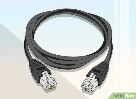 Connecteu dos equips junts amb un cable Ethernet Pas 3