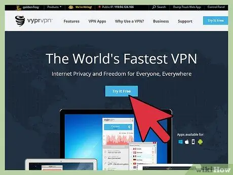 Pripojenie k sieti VPN Krok 3