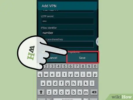 VPN -ə qoşulun 56 -cı addım