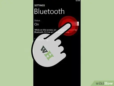 Įjunkite „Bluetooth“telefone 10 veiksmas