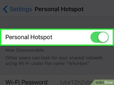 Aktivujte Internet Tethering na iPhonu Krok 13