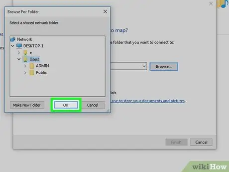 Set up a Network Drive Step 11