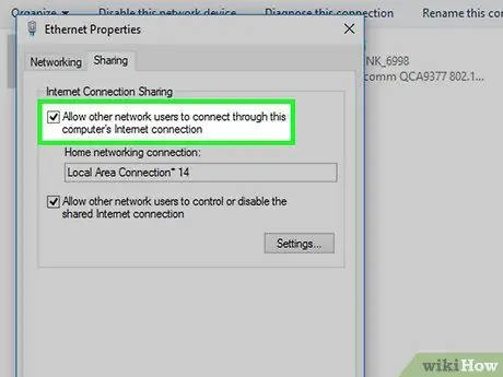 Condividere una connessione Internet Passaggio 5