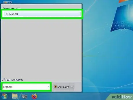 به اتصالات فعال شبکه (Windows) مراجعه کنید مرحله 8