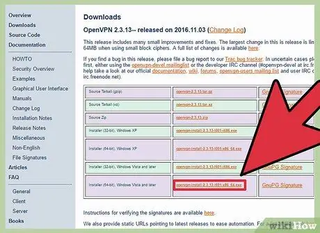 OpenVPN सर्वर से कनेक्ट करें चरण 1