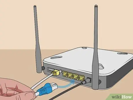 Tilslut en router til et modem Trin 10