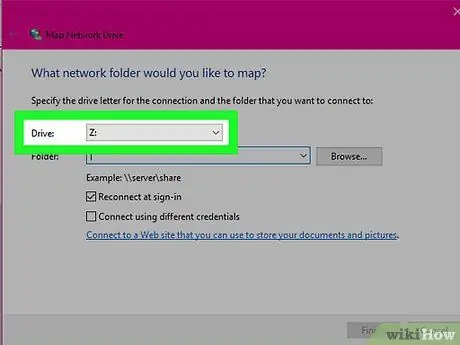 Map a Network Drive Step 6