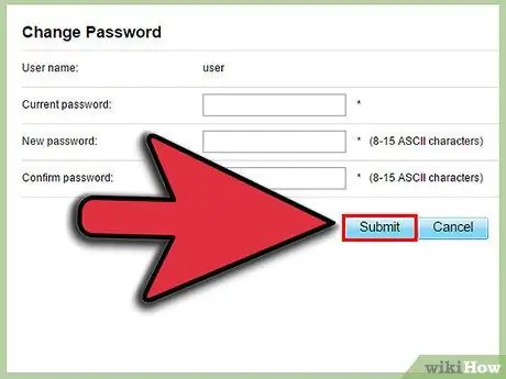 Hloov tus Router Password Kauj Ruam 11