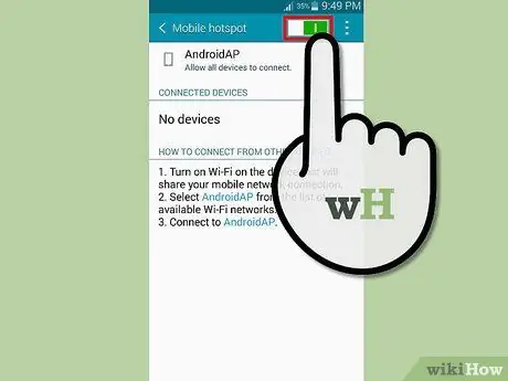 Verander u Android -telefoon in 'n Wi -Fi -hotspot Stap 6