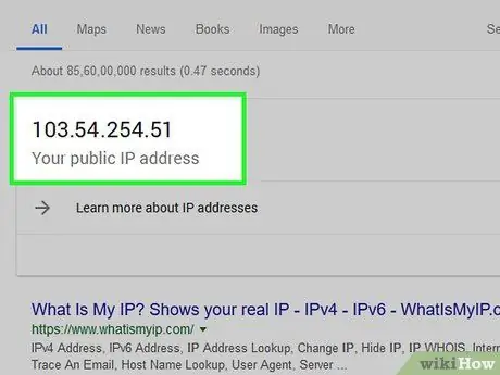 Maghanap ng isang IP Address Hakbang 3