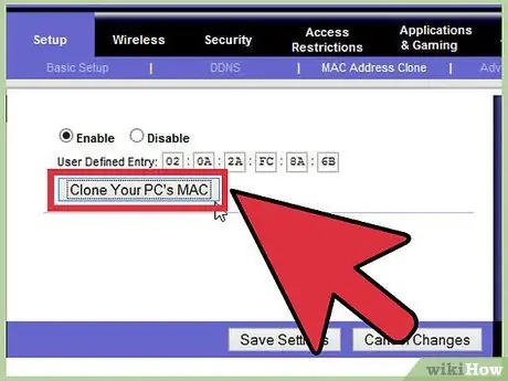 Pib dua tus Linksys Router Password Kauj Ruam 12