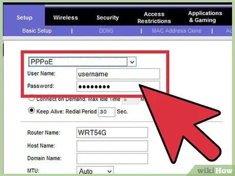 Reimposta una password del router Linksys Passaggio 14