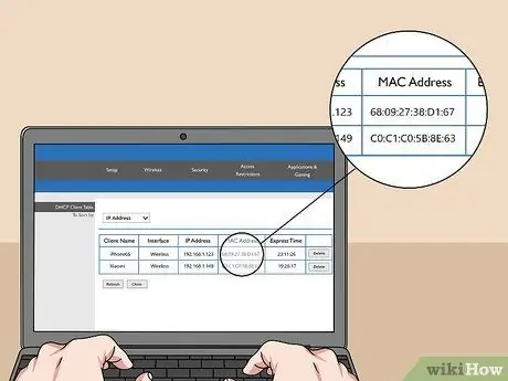 Control de l'accés WiFi a dispositius específics Pas 3