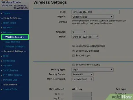 Ändern eines TP Link Wireless-Passworts Schritt 6