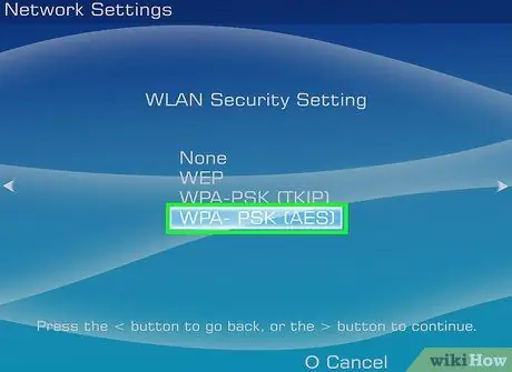 Connecter une PSP à un réseau sans fil Étape 10