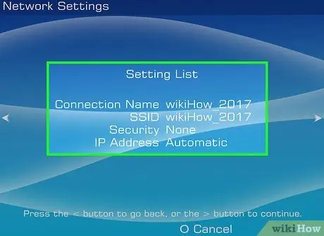 Connect a PSP to a Wireless Network Step 14