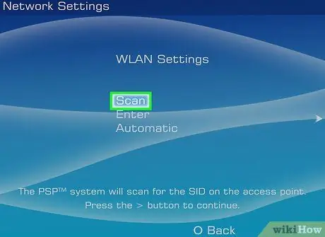 Connecter une PSP à un réseau sans fil Étape 7