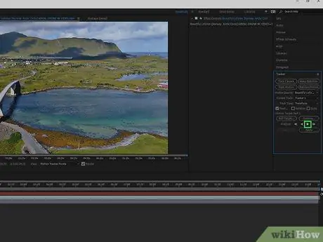 Motion Track ใน Adobe After Effects ขั้นตอนที่ 8