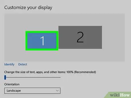 Switch Monitors 1 and 2 on a PC Step 3