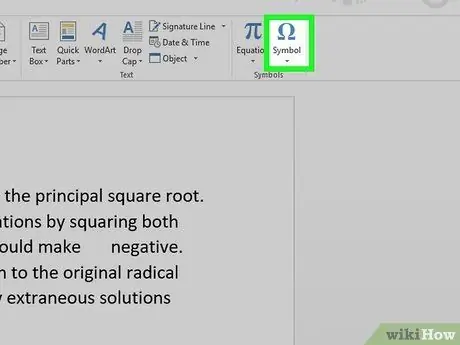 Компьютерде немесе Mac компьютерінде Square Root теріңіз 4 -қадам