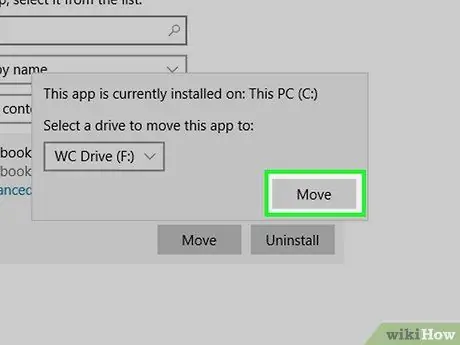 Move Programs from One Drive to Another Step 7