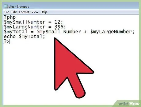 PHP skriptlarini yozing 16 -qadam