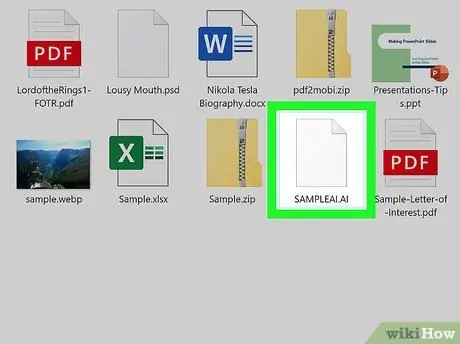 Fungua Ai Files Bila Illustrator kwenye PC au Mac Hatua ya 3