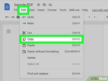 Copy and Paste PDF Content Into a New File Step 9