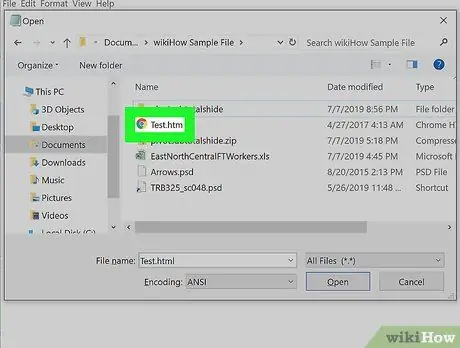 Բացեք HTM ֆայլերը Քայլ 8